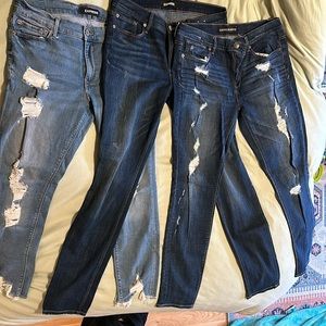 Express Skinny jeans 3 for $30 or best offer